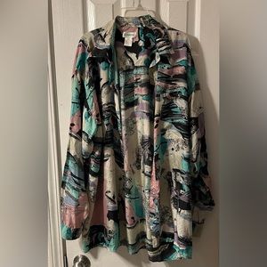Vintage RARE Silk blouse! Great Condition! Unisex